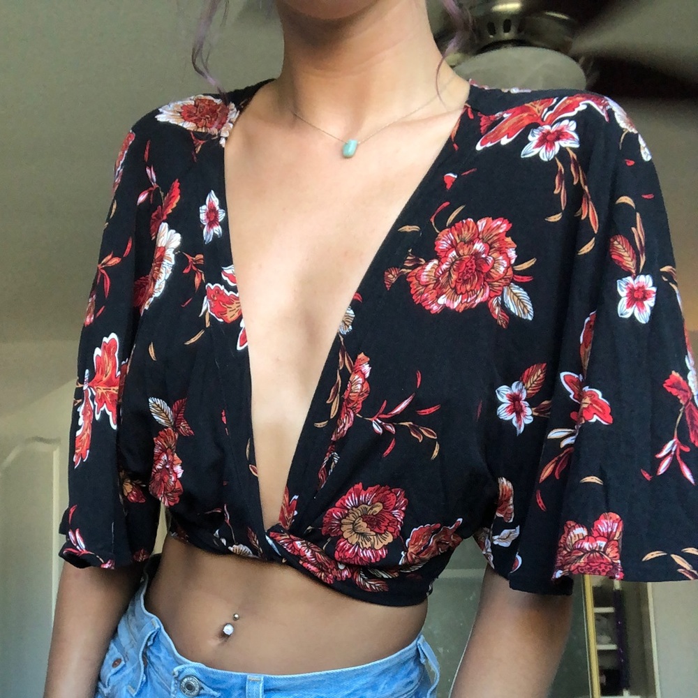 Rusty Wrap Top - Picture 2 of 6